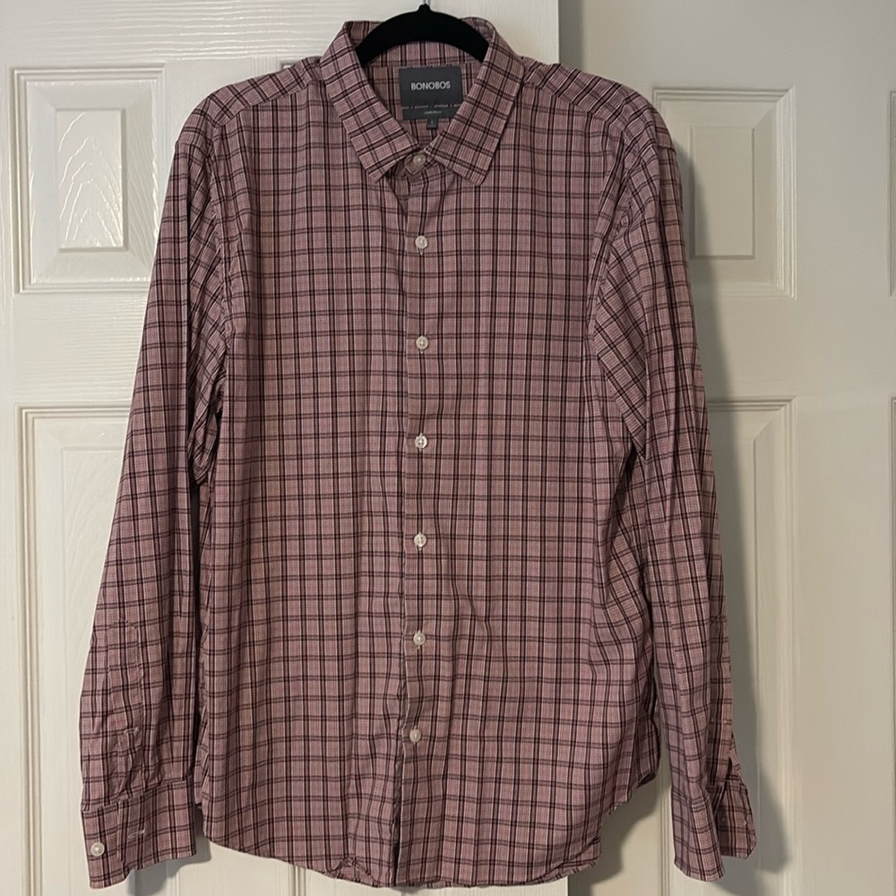 Men’s Bonobos standard fit dress shirt size large